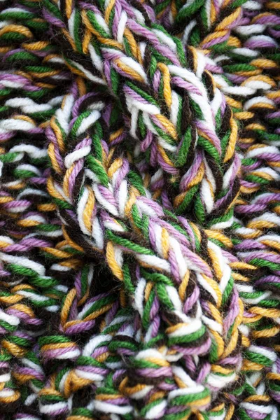 Detail of woven handicraft knit — Stock Photo, Image